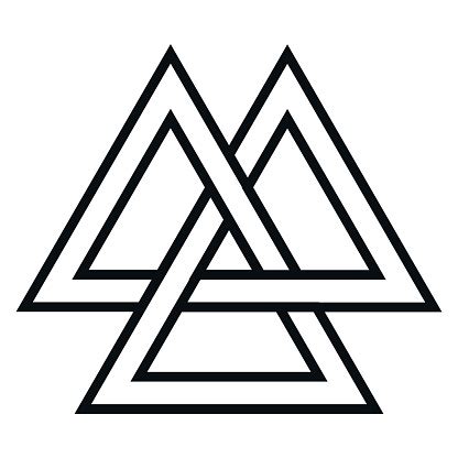 北歐圖騰意義|【符號學】VALKNUT．象徵勇氣的北歐神符